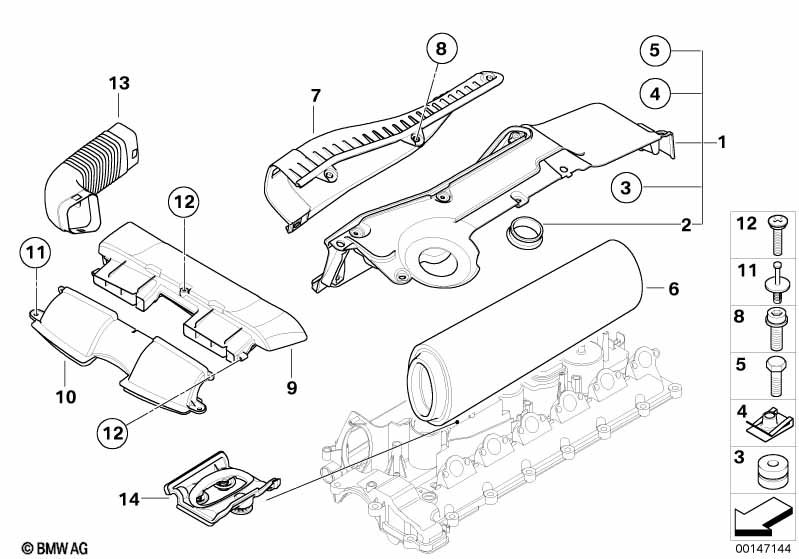 Intake silencer / Filter cartridge Intake silencer / Filter cartridge