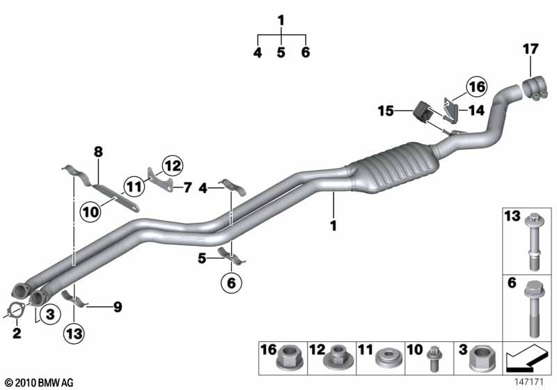 Genuine BMW 18207551216 E87 E88 Clamp (Inc. 128i) | ML Performance UK Car Parts