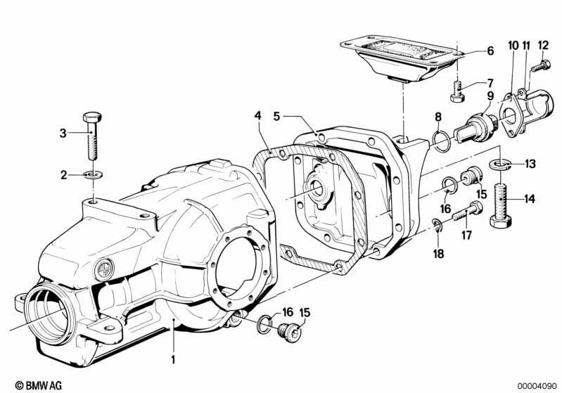 Final drive housing cover/trigger cntct