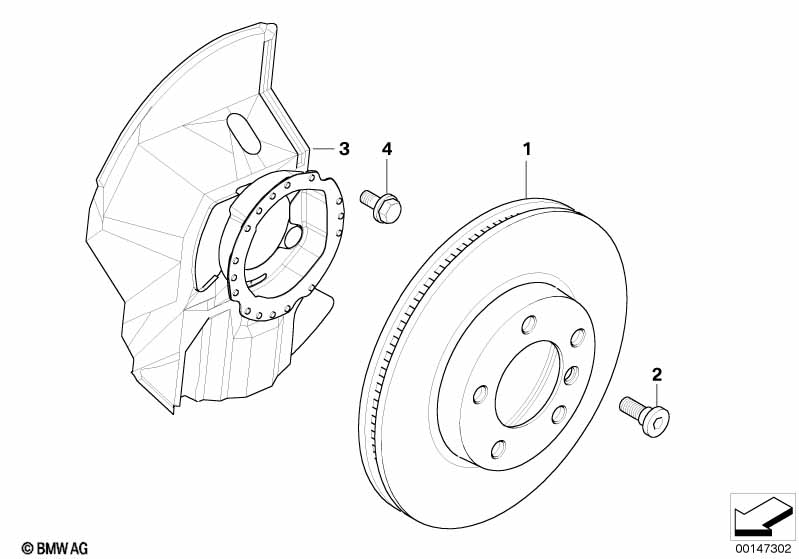 Front brake / brake disc