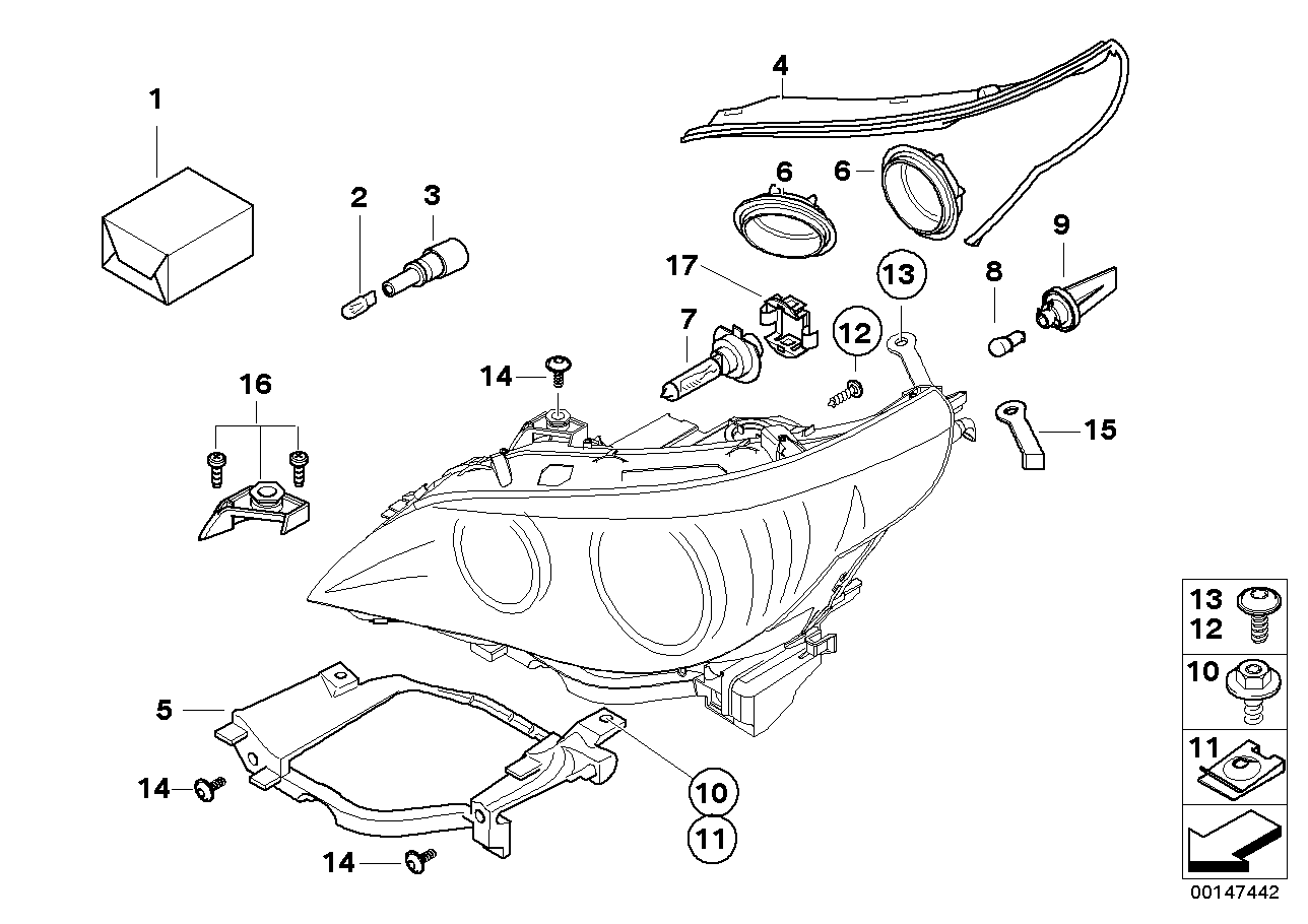Genuine BMW 63127165546 E60 E61 Bulb Socket, Parking Light (Inc. 523i) | Duco Car Parts UK Car Parts