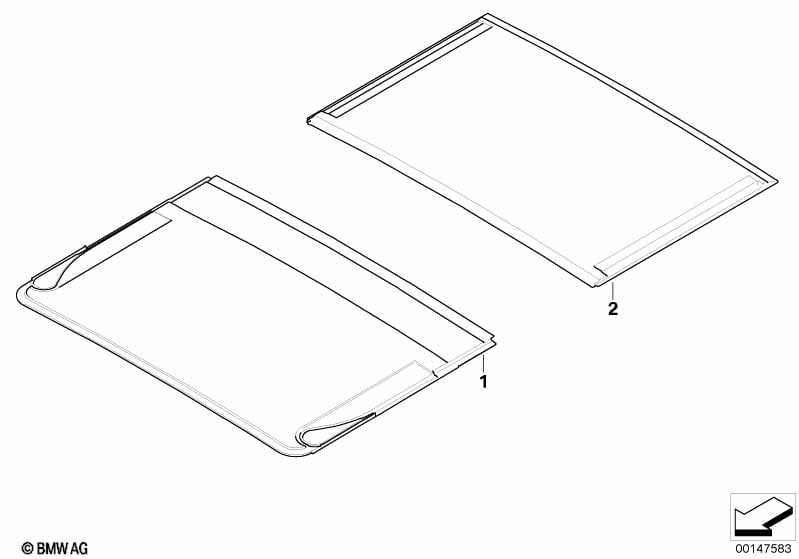 Individual slide/tilt sunroof