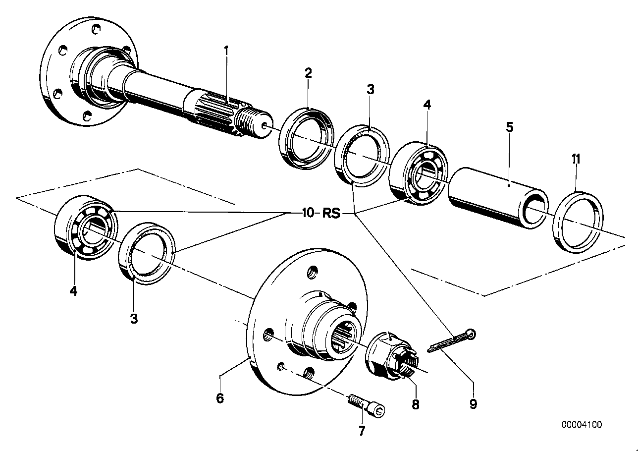 Genuine BMW 33411118696 E21 Spacer Sleeve (Inc. 318i) | ML Performance UK Car Parts