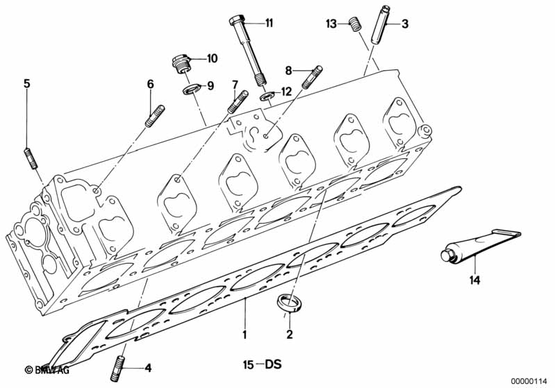 Genuine BMW 11129065649 E23 E28 E12 Cylinder Head Gasket Asbestos-Free (Inc. 530i, 3.0CSiL & 735i) | ML Performance EU Car Parts
