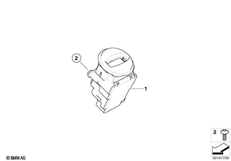 Ignition lock of remote control