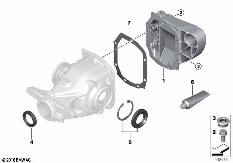 Final drive, gasket set