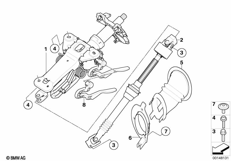 Genuine BMW 32306766052 F03 F07 E60 Fillister Head With Washer (Inc. 528iX, 635d & 760i) | ML Performance UK Car Parts
