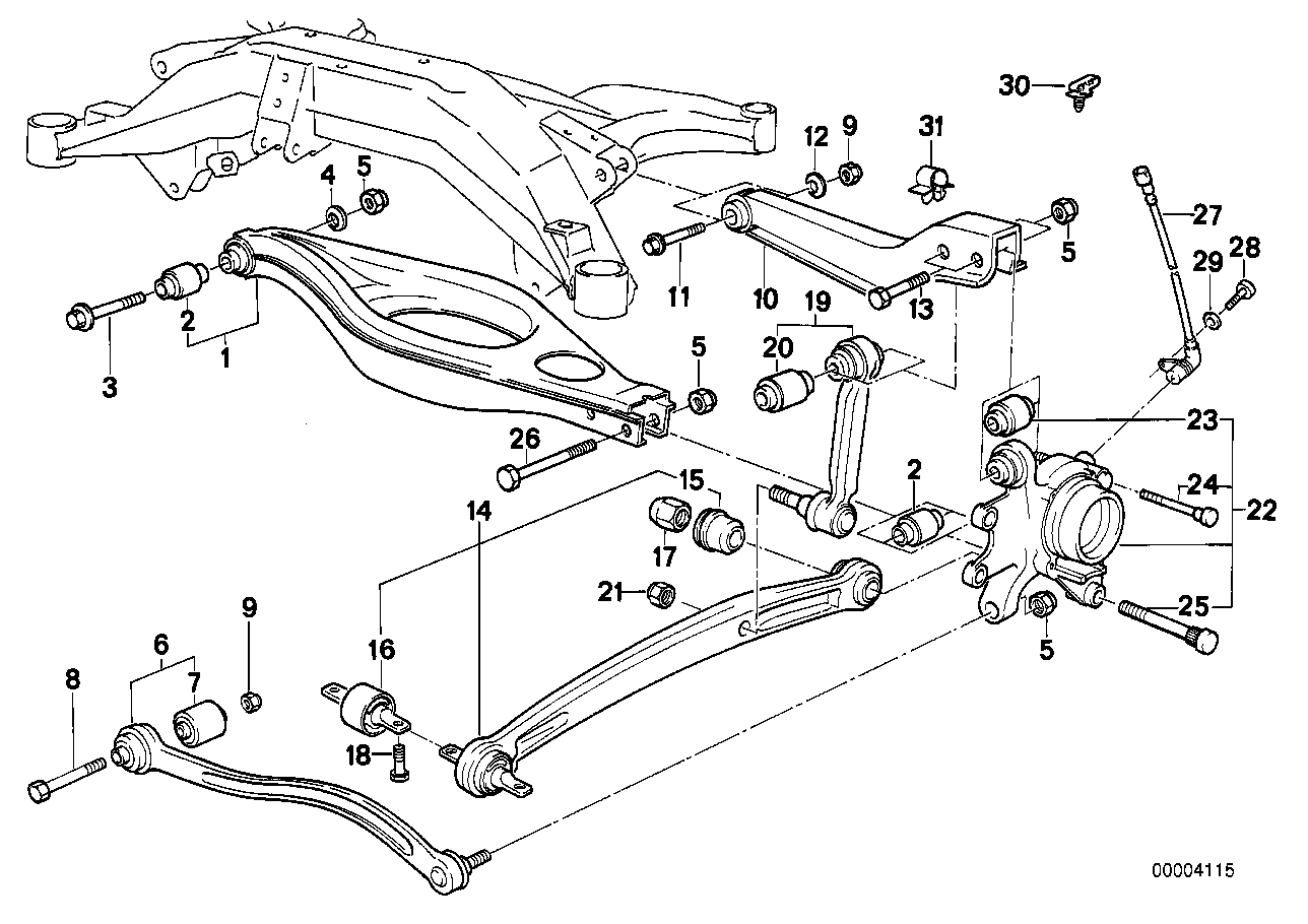 Genuine BMW 33321137819 E31 Ball Joint (Inc. 850Ci, 840i & 850CSi) | ML Performance UK Car Parts