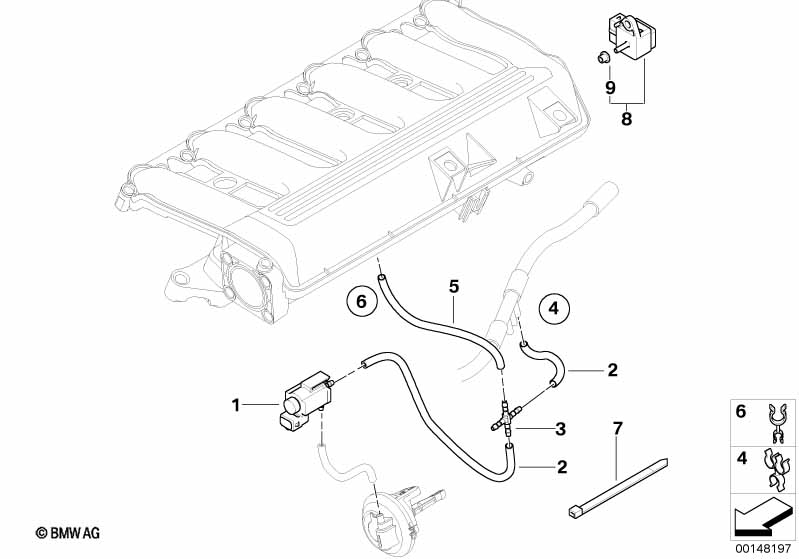 Intake manifold - vacuum control