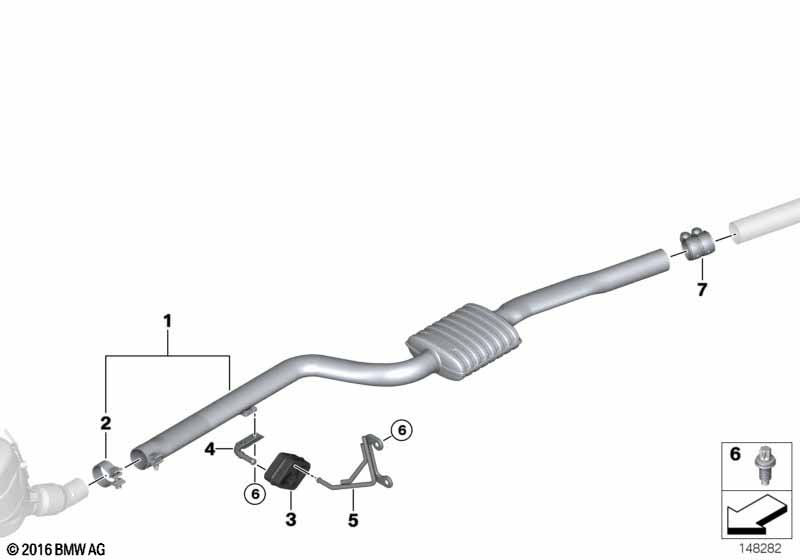 Front muffler