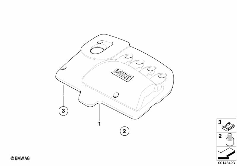 Genuine BMW 11147795275 R50 Sound Protection Cap (Inc. One D) | ML Performance UK Car Parts