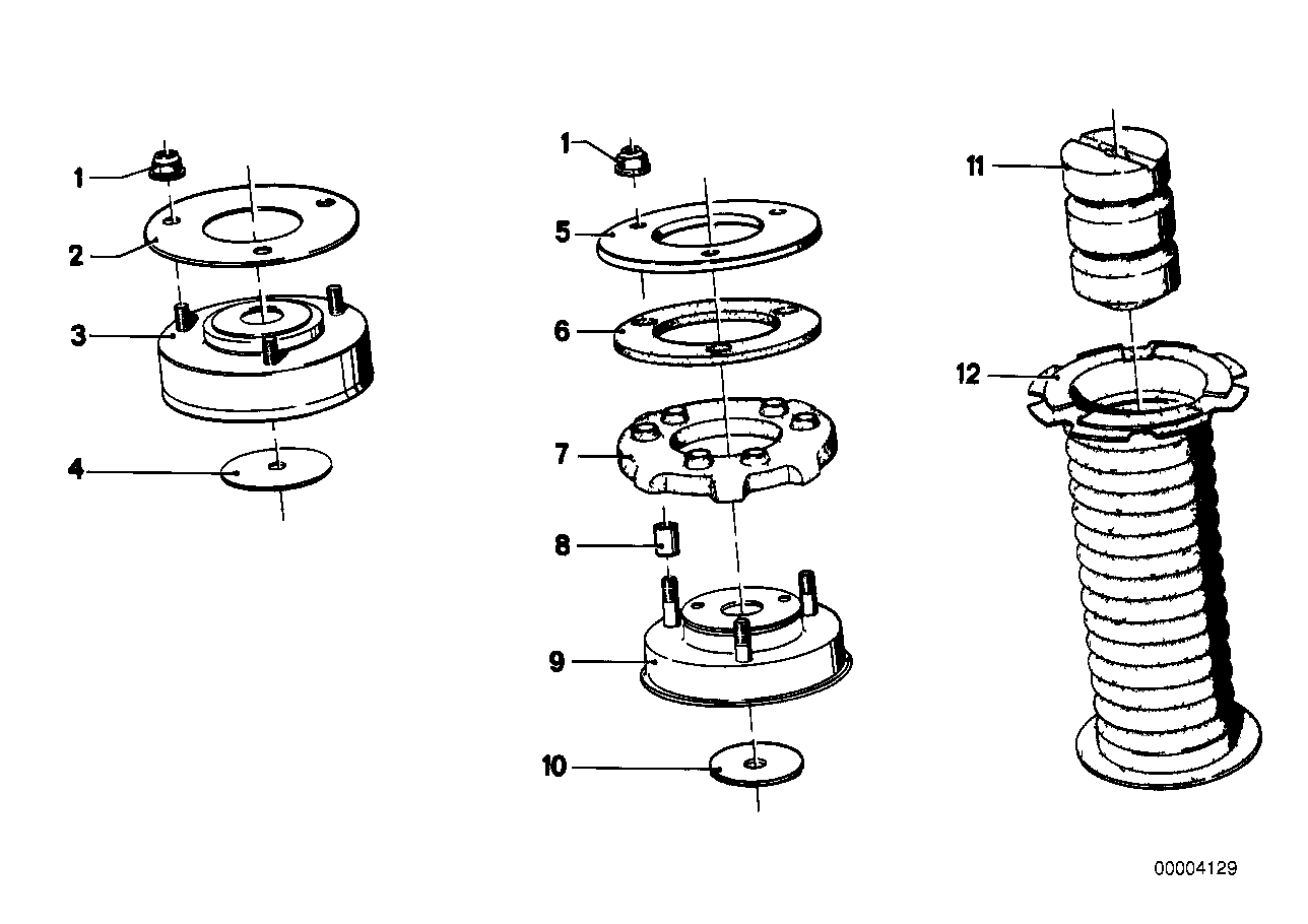 Genuine BMW 33521103811 E12 Damper Ring (Inc. 530i, 3.0SBav & 528) | ML Performance UK Car Parts