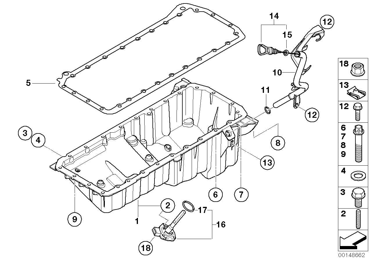 Genuine BMW 11137802669 E65 E61 E90 Gasket Steel (Inc. 530d, X3 3.0d & 635d) | ML Performance UK Car Parts
