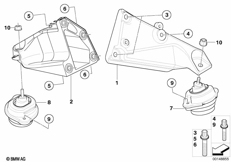 Genuine BMW 07129905442 E83 E70 Torx Screw M10X50 (Inc. X3 2.0i & X5 4.8i) | ML Performance EU Car Parts