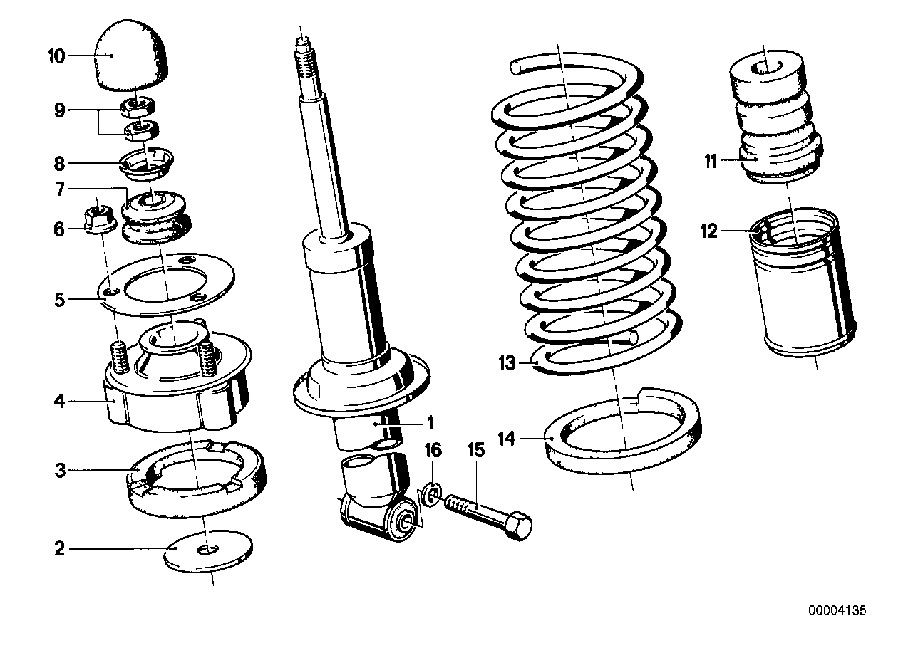 Genuine BMW 33521124572 E28 E24 Spring Pad (Inc. 525i, 518i & M535i) | ML Performance UK Car Parts