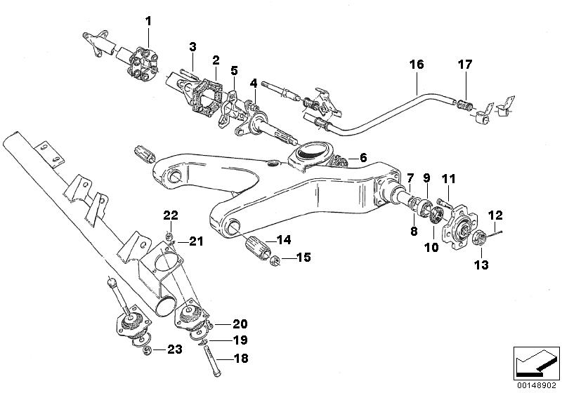 Genuine BMW 33323055506 Rubber Mounting (Inc. 700, 700LS & 700L) | ML Performance UK Car Parts