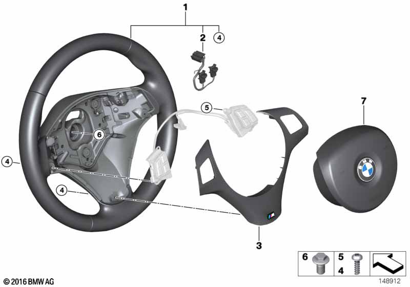 M sports strng whl,airbag,multifunction