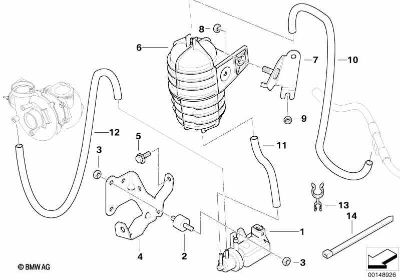 Vacum control-engine-turbo charger