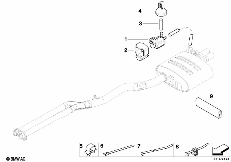 Vacuum control, exhaust flap