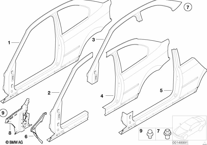 Body-side frame