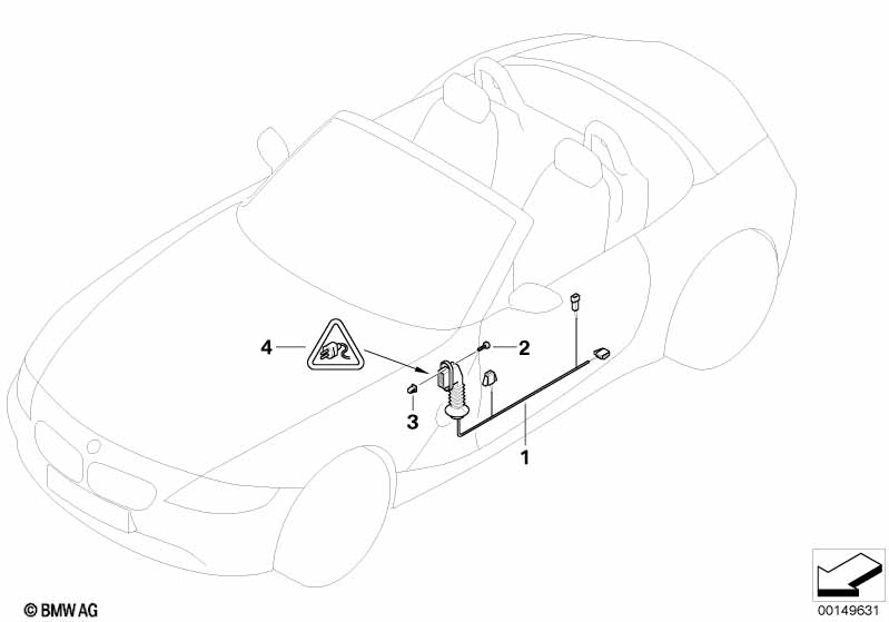Genuine BMW 61129232415 E89 Driver'S Side Door Cable Harness (Inc. Z4 18i, Z4 20i & Z4 30i) | Duco Car Parts UK Car Parts