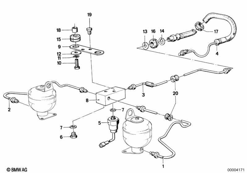 Levelling device/tubing/attaching parts