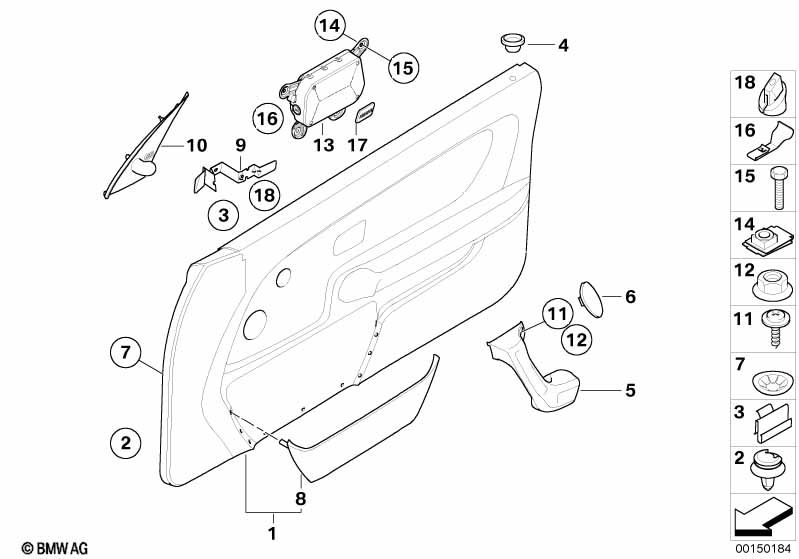Genuine BMW 51411973500 E71 E36 E53 Clip Natur (Inc. 328Ci, Z3 2.5 & X5 4.8is) | ML Performance UK Car Parts