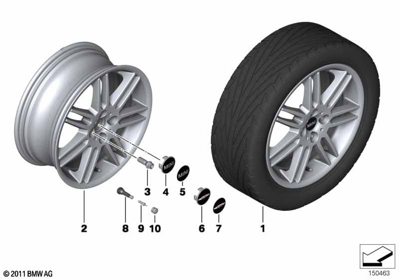 Obr. MINI st. le. Double Spoke 99