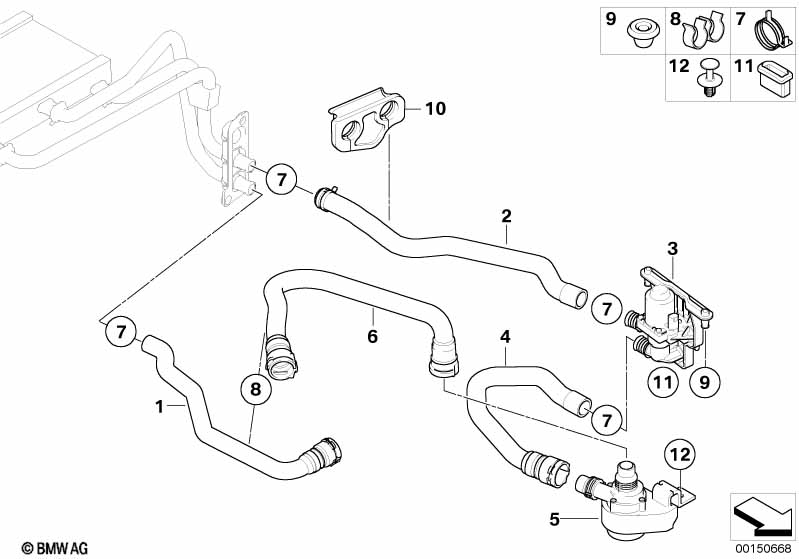 Genuine BMW 64216915173 E63 E61 Grommet (Inc. 525xd, 530d & 525xi) | ML Performance EU Car Parts