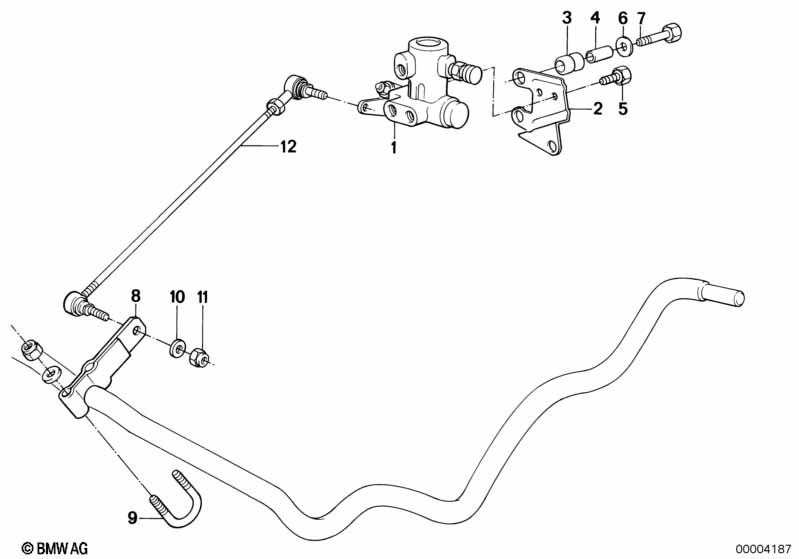 Genuine BMW 37121123877 E24 E28 E23 Bow (Inc. 530i, 750iLS & L7) | ML Performance UK Car Parts