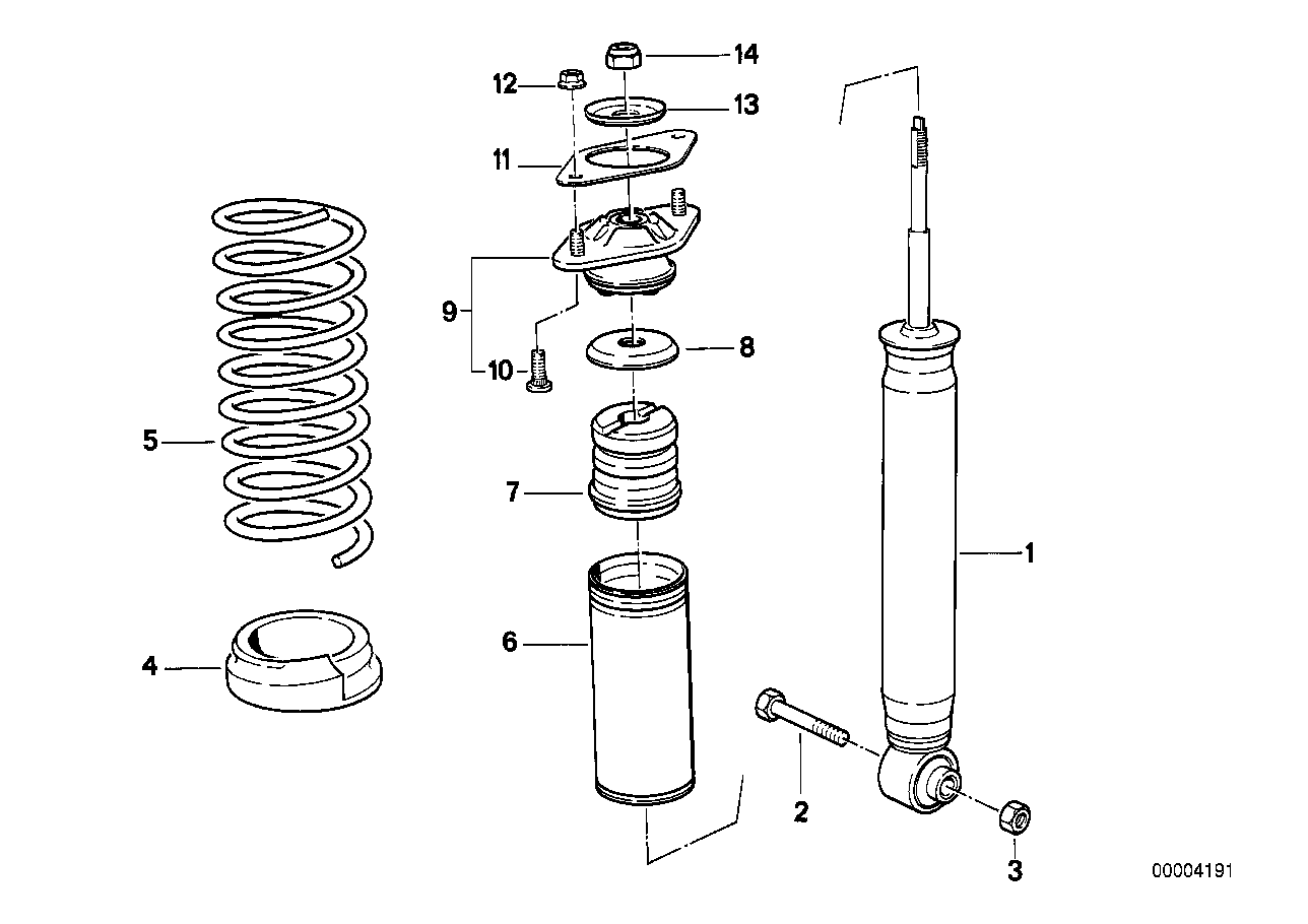 Genuine BMW 33531136696 E31 Spring Pad (Inc. 850Ci, 840i & 850CSi) | ML Performance UK Car Parts