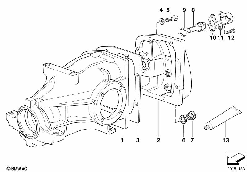 Final drive cover/trigger contact