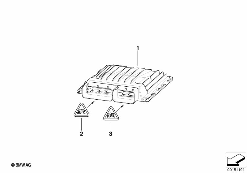 Genuine BMW 12147530656 R50 Programmed Dme Control Unit EMS2 (Inc. Cooper) | ML Performance EU Car Parts