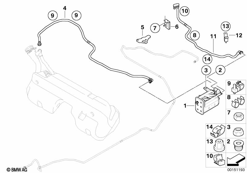 Genuine BMW 16137836802 E85 E86 Bow (Inc. Z4 M3.2) | ML Performance EU Car Parts