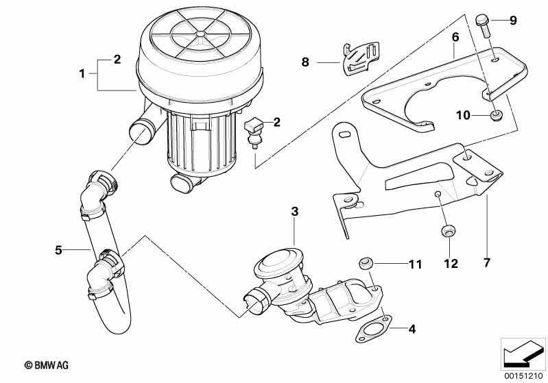 Genuine BMW 11723413069 E83 E83 Bracket (Inc. X3 2.0i) | ML Performance UK Car Parts