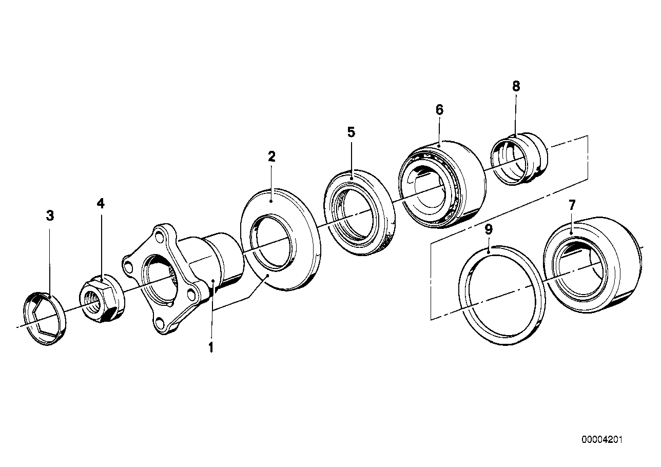 Genuine BMW 33129065175 E23 E31 E34 Spacer Rings Set 3,695mm-3,785mm (Inc. 735iL, M5 & M635CSi) | ML Performance UK Car Parts