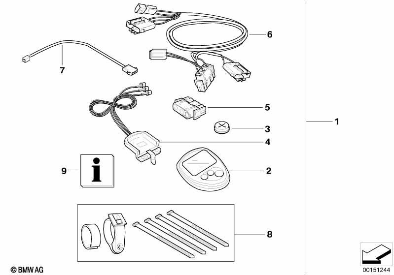 Retrofit kit, on-board computer