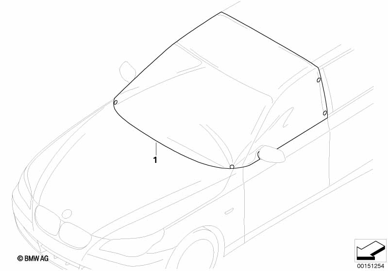 Cover, windshield/side window