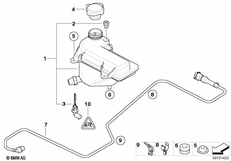 Genuine BMW 17227837713 E85 E86 Cable Tie (Inc. Z4 M3.2) | ML Performance EU Car Parts