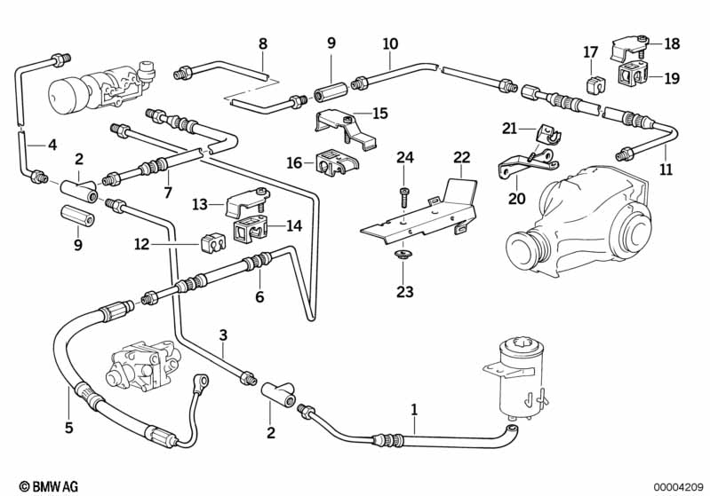 EH lock tubing/mounting parts