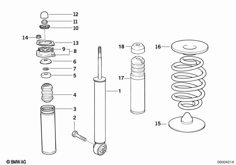 Genuine BMW 33502290348 Repair Kit, Additional Damper Guard Tube VALUE PARTS | ML Performance EU Car Parts