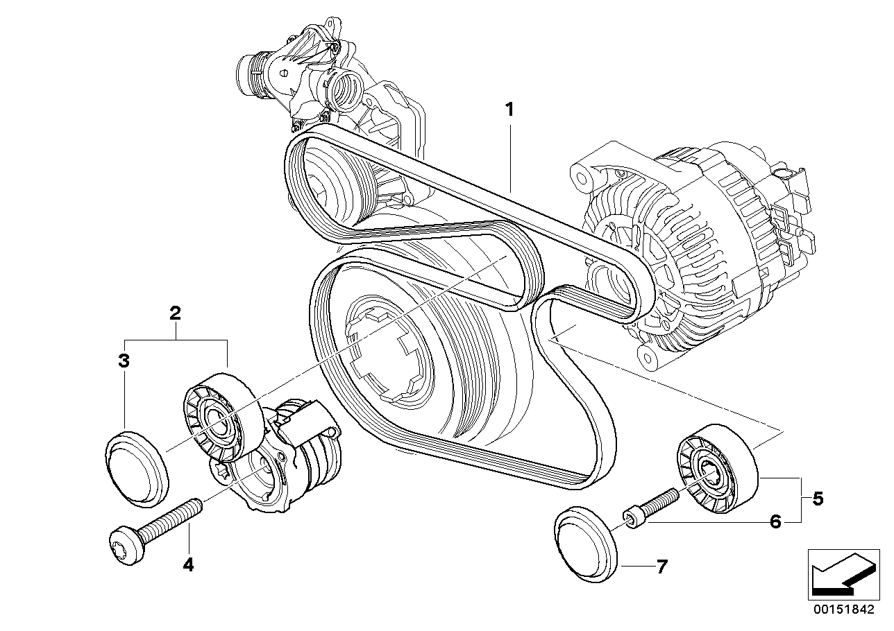 Bmw E90 Serpentine Belt Diagram - Wiring Diagram