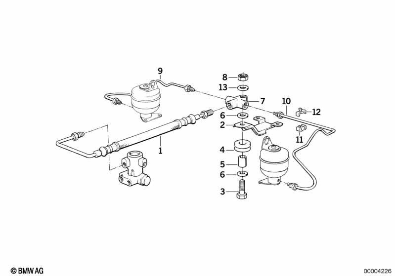 Levelling device/tubing rear