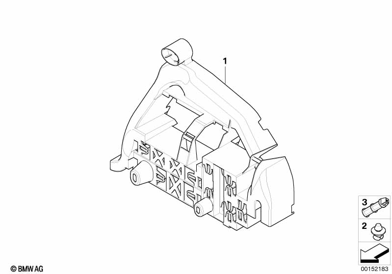 Bracket f body control units and modules
