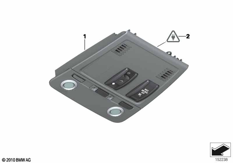 Switch unit roof w emergency call button