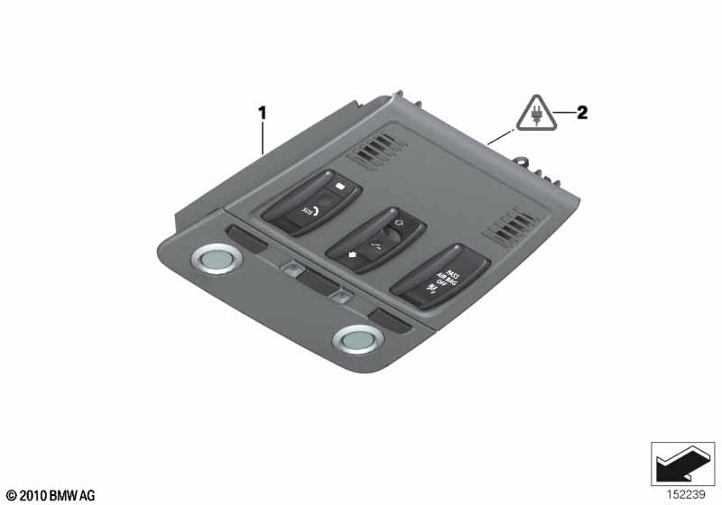 Switch unit roof w emergency call button