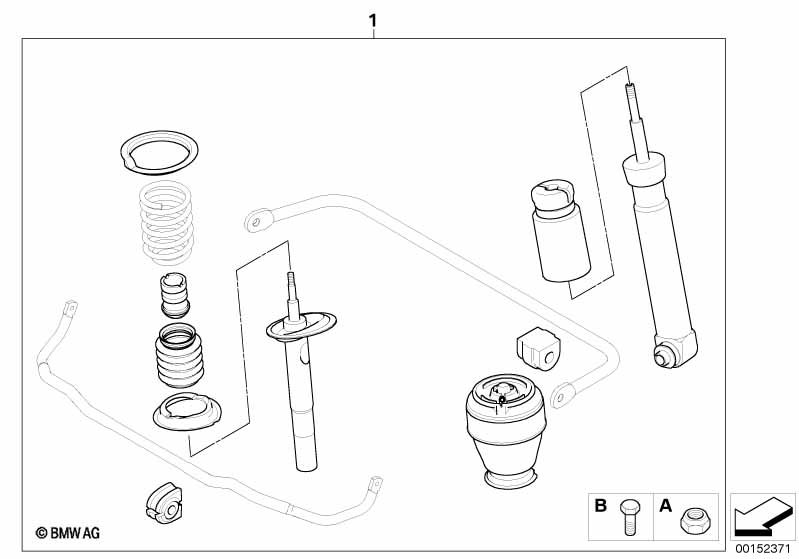 Retrofit kit M sports suspension