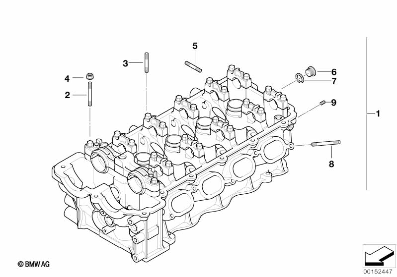 Genuine BMW 11127548749 E90 Stud Bolt M7X53 (Inc. 320si) ML