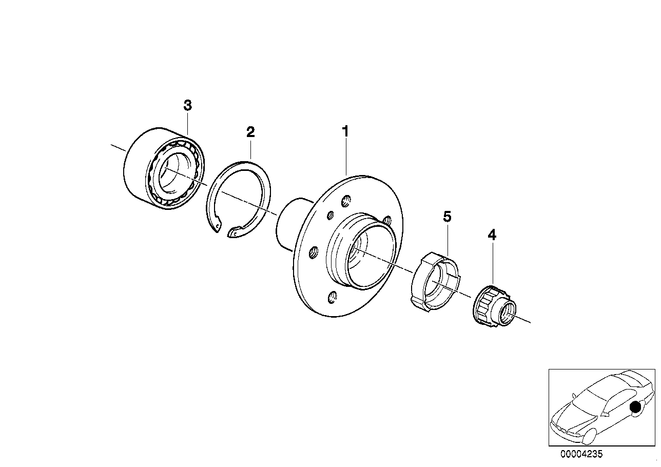 Genuine BMW 33411124945 E36 E12 Securing Plate (Inc. Z3 2.2i, 518i & 316) | ML Performance UK Car Parts