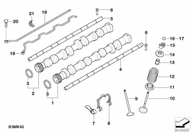 Genuine BMW 11337549034 E90 Rocker Arm (Inc. 320si) | ML Performance UK Car Parts